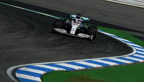 Lewis Hamilton hofft beim Qualifying zum Deutschland-GP auf Abkühlung.