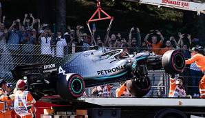 Lewis Hamilton crashte im 3. Freien Training zum Belgien-GP.