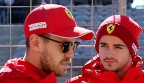 Kollidierten am letzten Wochenende miteinander: Sebastian Vettel und Carles Leclerc.