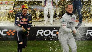 SIEGE IN EINER SAISON: Hier teilt sich Schumi (2004) den Rekord mit Sebastian Vettel (2013). Beide kommen auf 13 Siege in einem Jahr. Hamilton schaffte 2018 elf Siege, da hat er also Nachholbedarf.