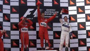 GP von Australien: Im Training demolierte Schumacher seinen Ferrari und hatte auch im Qualifying gegenüber McLaren-Mercedes das Nachsehen. Nachdem aber Häkkinnen und Coulthard wegen Motorschäden ausfielen, war der Weg frei für den Ferrari-Doppelsieg.