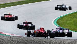 Sebastian Vettel musste nach einem Crash mit Teamkollege Leclerc aufgeben.