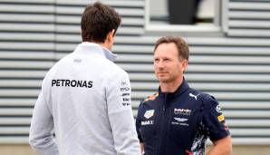 Red Bull und Christian Horner legen Protest gegen das DAS-System von Mercedes ein.