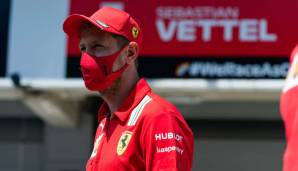 Sebastian Vettel landete beim Spanien-GP auf dem siebten Rang.