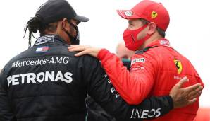 Respektierte Konkurrenten: Lewis Hamilton motivierte Sebastian Vettel nach dessen Ferrari-Aus zum Weitermachen motiviert.
