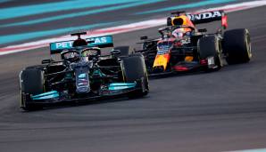 Lewis Hamilton war der schnellste am ersten Tag beim Finale in Abu Dhabi.