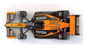 In der Pullrod-Aufhängung geht der neue McLaren einen eigenen Weg. An der Hinterachse setzt der Rennstall hingegen auf eine Pushrod-Aufhängung.