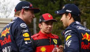 Max Verstappen führt in der Fahrer-WM aktuell vor Charles Leclerc und Sergio Perez.