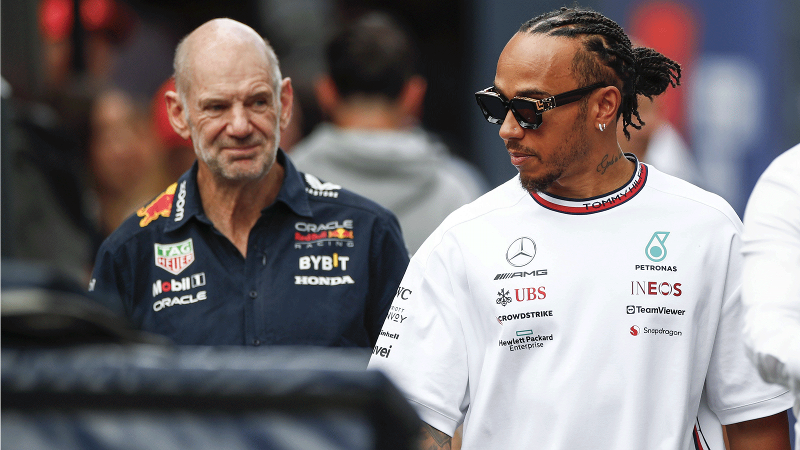 Adrian Newey, Lewis Hamilton