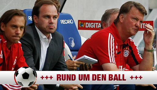 Laut Christian Nerlinger (2.v.l.) plant der FC Bayern keine Panikkäufe kurz vor Ende der Transferfrist