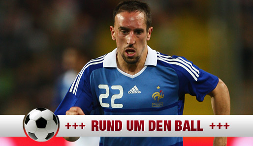 In 41 Länderspielen hat Franck Ribery sieben Treffer für Frankreich erzielt