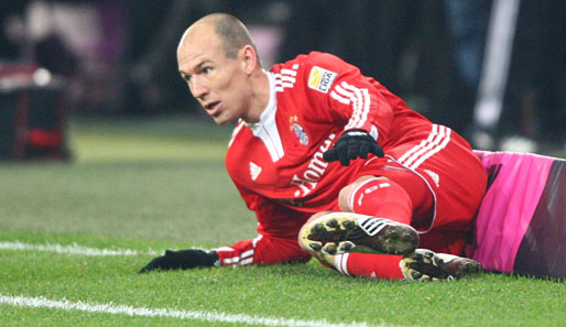 Wird den Bayern wohl auch gegen Haifa nicht helfen können: Arjen Robben