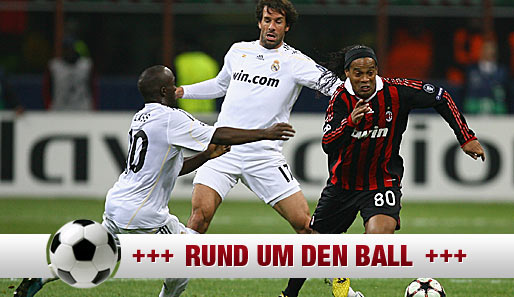 Ronaldinho spielt seit 2008 für den AC Milan