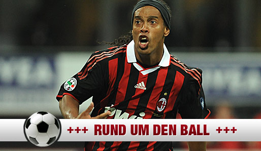 Ronaldinho wechselte 2008 vom FC Barcelona nach Mailand. Sein Vertrag läuft bis Juni 2011