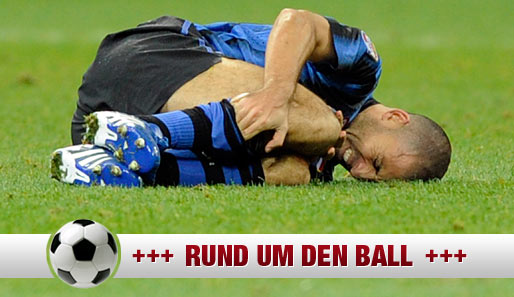 Walter Samuel fällt für den Rest der Saison mit einer Knieverletzung bei Inter Mailand aus