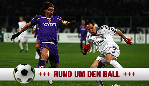 Bald im Bayern-München-Dress vereint? Riccardo Montolivo vom FC Florenz und Franck Ribery