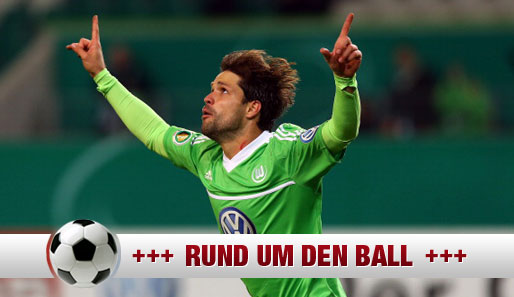 Plötzlich wieder im Mittelpunkt des Interesses: Wolfsburgs Diego