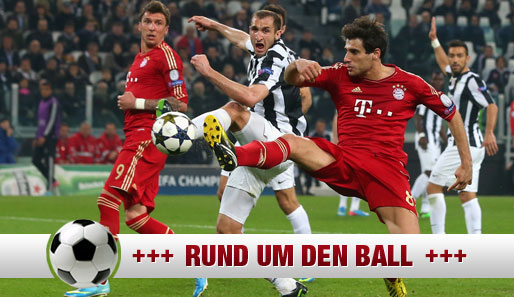 Giorgio Chiellinis (M.) Juve scheiterte im Champions-League-Viertelfinale am FC Bayern