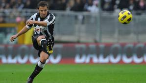 Juventus Turin: Alessandro Del Piero (Italien) - 188 Tore