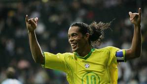 Ronaldinho - zuletzt bei Fluminense: Seit 2015 ohne Klub, seit 2017 Botschafter bei Barcelona. Offiziell beendet hat er seine Karriere aber erst 2018, wie sein Bruder Assis im Januar verkündete. Das kann sich der zweimalige Weltfußballer auch erlauben.