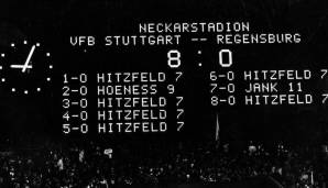 Für immer in Hitzfelds Erinnerung bleiben wird wohl der 37. Spieltag der 2. Bundesliga Süd, als er Jahn Regensburg beim 8:0-Kantersieg sechs Buden einschenkte.