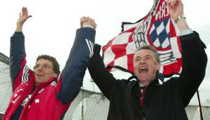 Im Jahr 2004 verließ Hitzfeld den FC Bayern. "Ottmar Hitzfeld, du bist der beste Mann", adelte ihn damals die Südkurve im Olympiastadion.