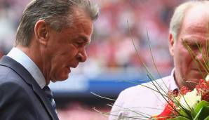 Damit war dann aber endgültig Schluss beim FCB: Hitzfelds emotionaler Abschied wird für immer in Erinnerung bleiben.