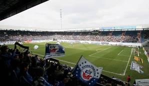 Platz 7: Ostseestadion (Hansa Rostock, 3. Liga) – durchschnittliche Bewertung: 4,6