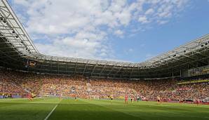 Platz 5: Rudolf-Harbig-Stadion (Dynamo Dresden, 2. Bundesliga) – durchschnittliche Bewertung: 4,6
