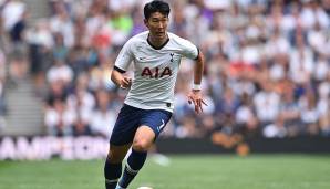 Platz 13: Heung-min Son (Tottenham Hotspur, Mittelsturm): Tempo 88 - Gesamtwert 87.