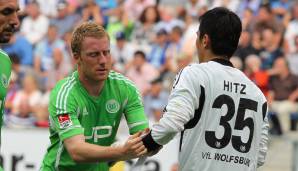 MAKOTO HASEBE beim Bundesligaspiel zwischen der TSG 1899 Hoffenheim und dem VfL Wolfsburg am 17. September 2011 (Endstand: 3:1).