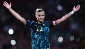 Alexandra Popp führt Deutschland auch heute wieder als Kapitänin aufs Feld.