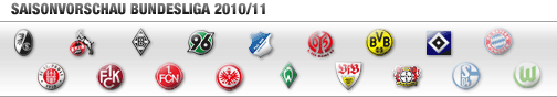 Saisonvorschau Bundesliga 2010/2011
