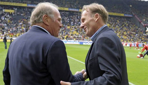 Am Samstag empfängt Watzke (r.) mit dem BVB den FC Bayern zum Topspiel