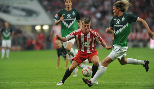 Toni Kroos überzeugte beim 45-Minuten-Einsatz gegen Werder Bremen