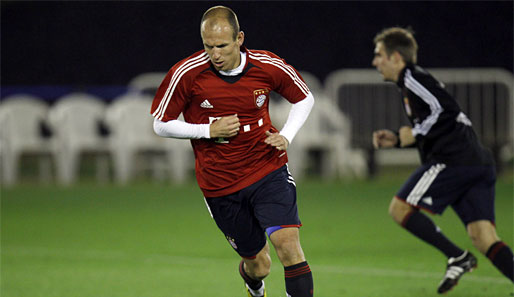 Bayern-Star Arjen Robben bestritt in dieser Saison verletzungsbedingt noch kein Spiel