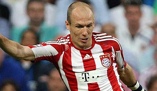 CL-Titel eher drin als Meisterschaft: Arjen Robben vom FC Bayern München