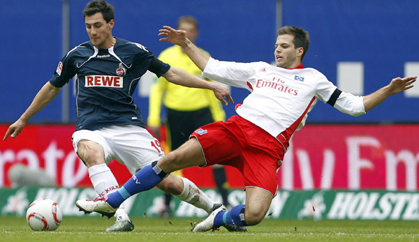 Dennis Diekmeier absolvierte gegen den 1. FC Köln sein erstes Bundesliga-Spiel im HSV-Trikot