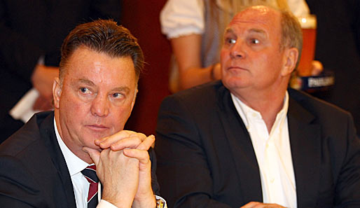 Waren nie Freunde: Ex-Bayern-Trainer Louis van Gaal und Präsident Uli Hoeneß