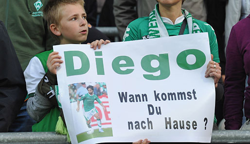 Ein frommer Wunsch, vielleicht aber fühlt sich Diego in Brasilien eher zu Hause als an der Weser
