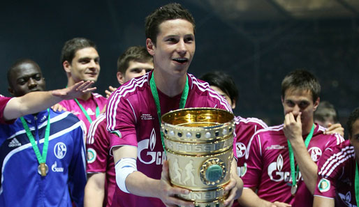 Mittelfeldspieler Julian Draxler gewann abgelaufene Saison mit dem FC Schalke 04 den DFB-Pokal