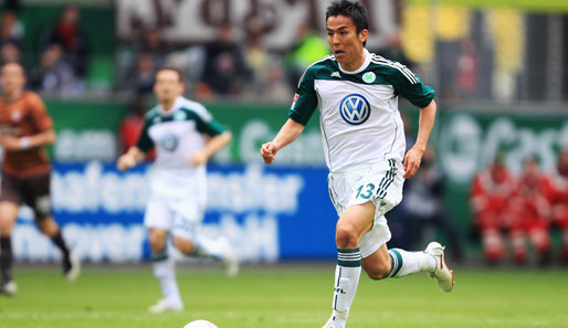 Makoto Hasebe ist unter Wolfsburg-Trainer Felix Magath eine wichtige Stütze