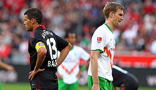 Werder Bremen und Per Mertesacker (r.) haben heute nicht genug Biss gezeigt