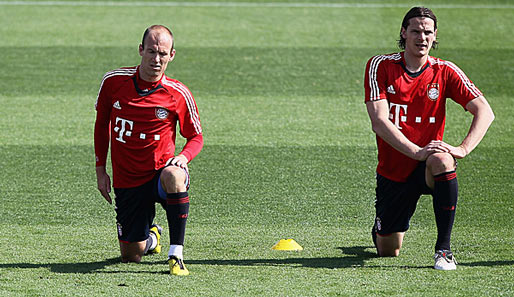 Arjen Robben und Daniel van Buyten stehen dem FC Bayern bald wieder zur Verfügung