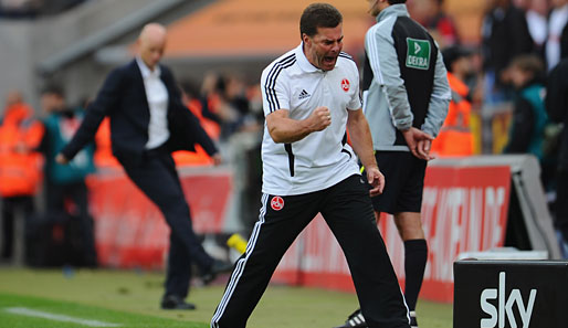 Club-Trainer Dieter Hecking hat zur Zeit viel Lob für seine Mannschaft übrig