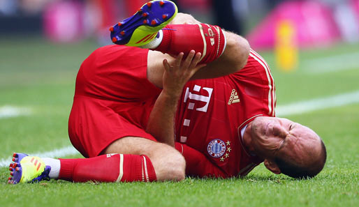 Die Verletzungsmisere des Arjen Robben von Bayern München nimmt kein Ende