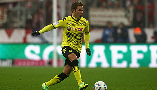 Dortmunds Shootingstar Mario Götze kann trotz Oberschenkel-Verletzung gegen Schalke spielen