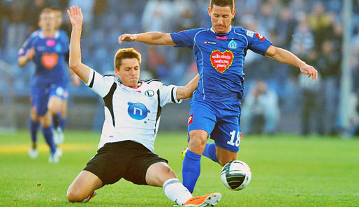 Michal Zyro (l.) hat in Warschau noch einen Vertrag bis 2013