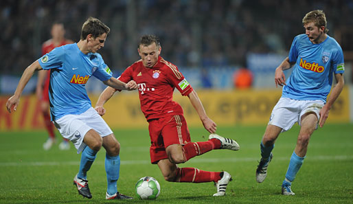 Der Vertrag von Ivica Olic (M.) beim FC Bayern läuft zum Saisonende aus