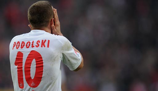 Lukas Podolski erzielte in der laufenden Saison 16 Tore für den 1. FC Köln